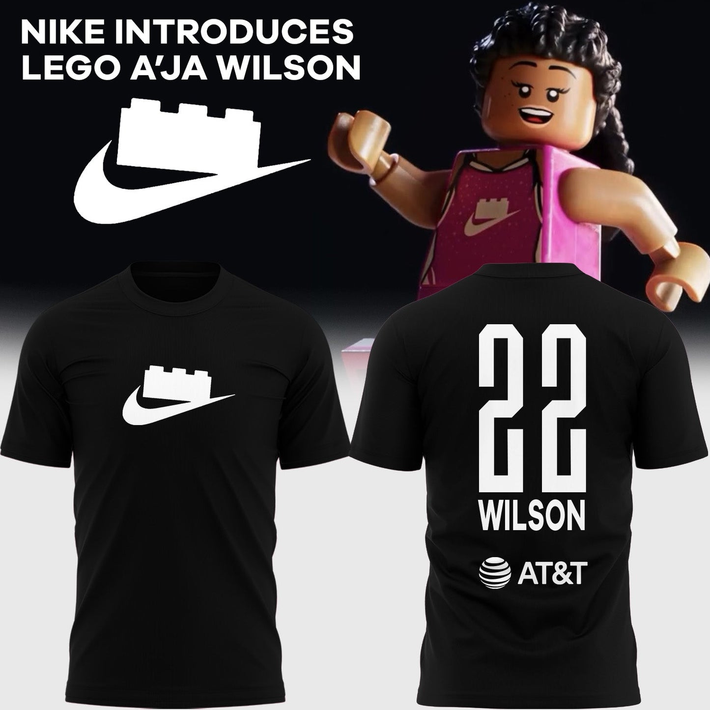 Exclusive Edition Las Vegas Aces – A’ja Wilson New Logo Shirt