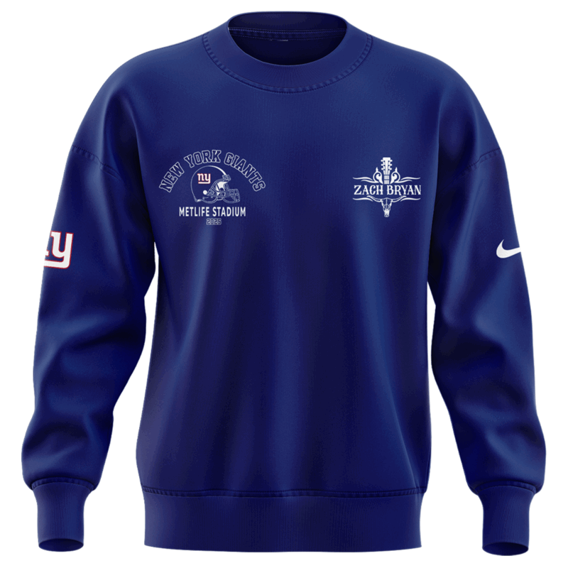 Exclusive Versio Zach Bryan x New York Giants Sweat 2025