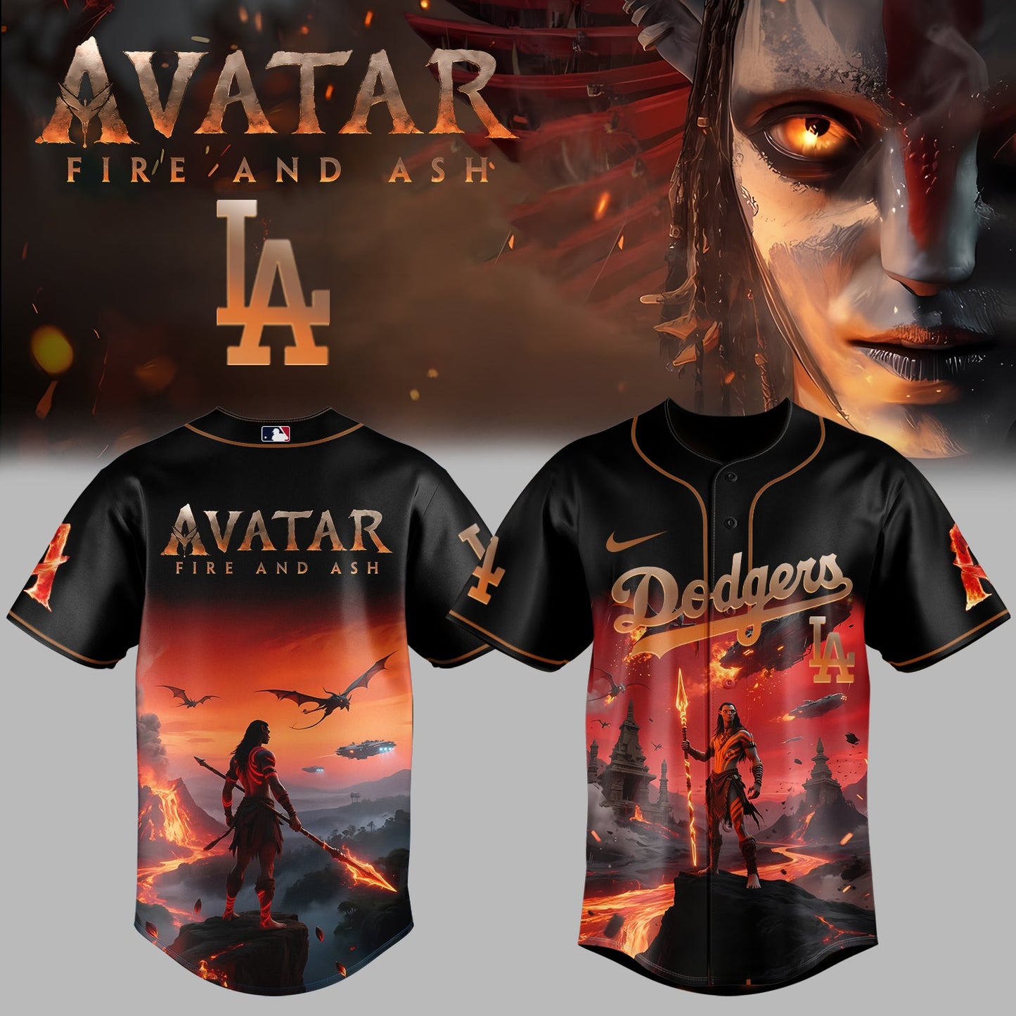 __Dodgers x AVATAR FIRE AND ASH Jersey 2025