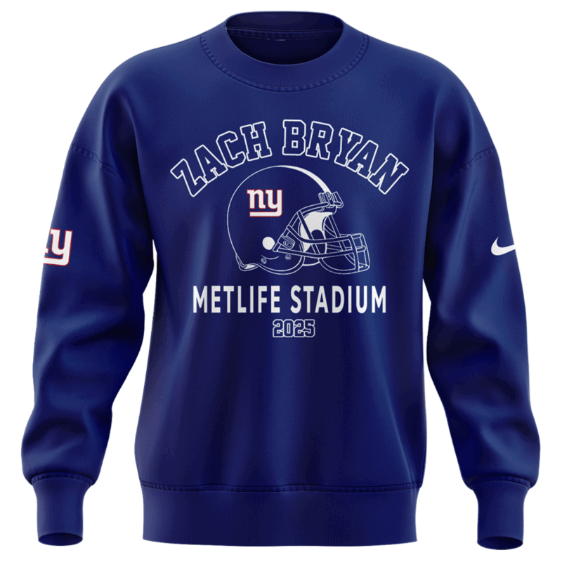 Exclusive Versio Zach Bryan x New York Giants Sweat 2025