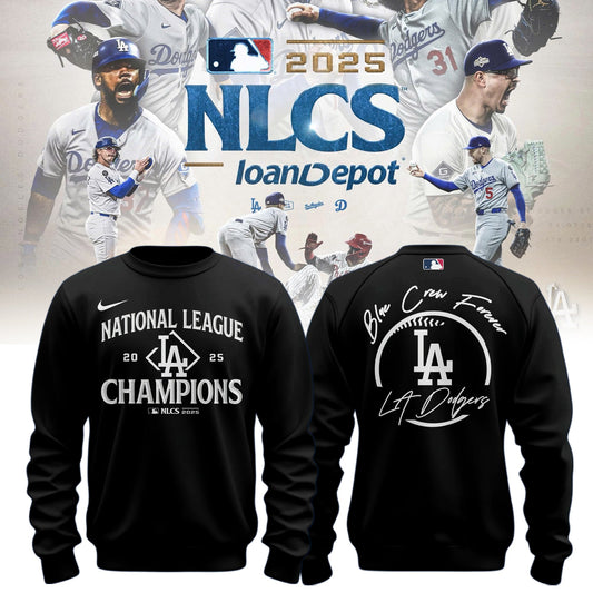 _ Los Angeles Dodgers x NL Champions 2025 ” Blue Crew Forever “