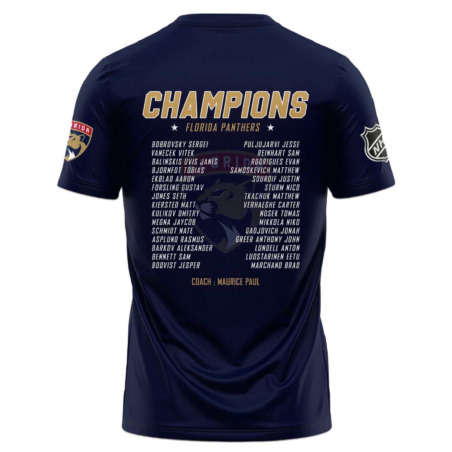 Florida Panthers T-Shirt Champions Stanley Cup Final 2025