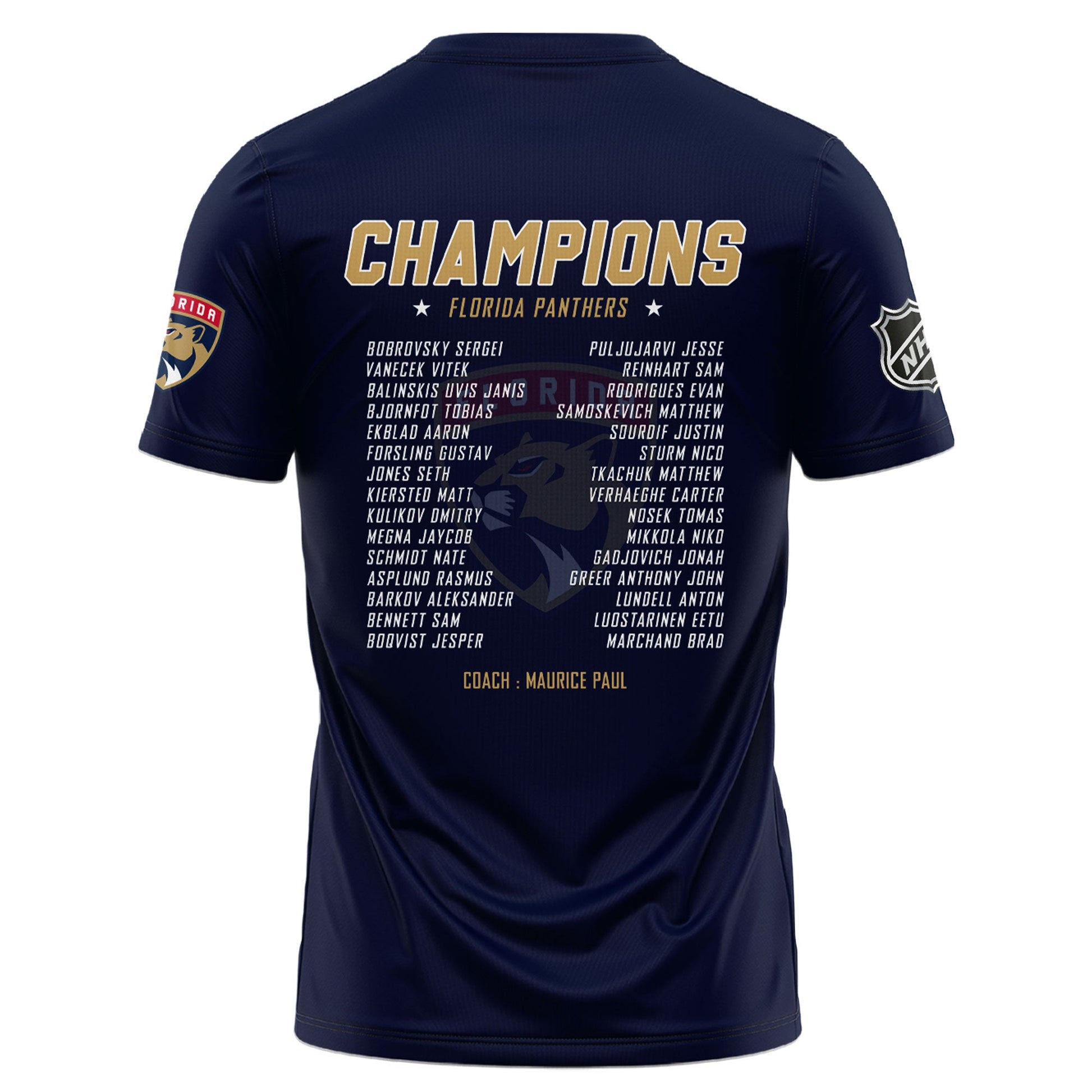 Florida Panthers T-Shirt Champions Stanley Cup Final 2025