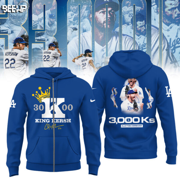 ..CLAYTON KERSHAW MAKES HISTORY AND JOINS THE 3,000 STRIKEOUT CLUB SHIRT