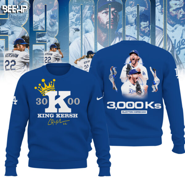 ..CLAYTON KERSHAW MAKES HISTORY AND JOINS THE 3,000 STRIKEOUT CLUB SHIRT