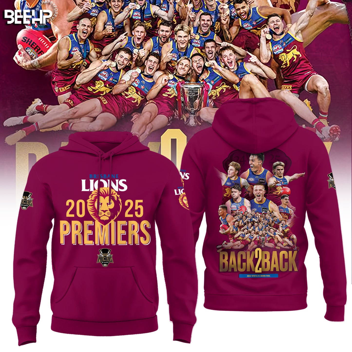 Brisbane Lions 2025 Premiers Limited Edition Shirt