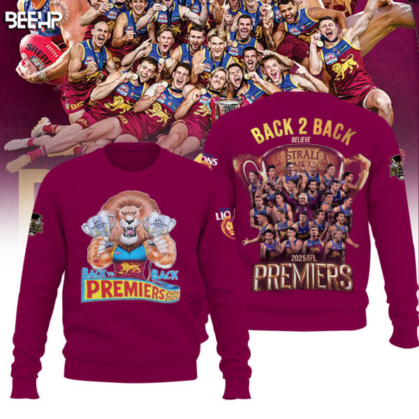 Brisbane Lions– AFL 2025 Champions Sweater v6