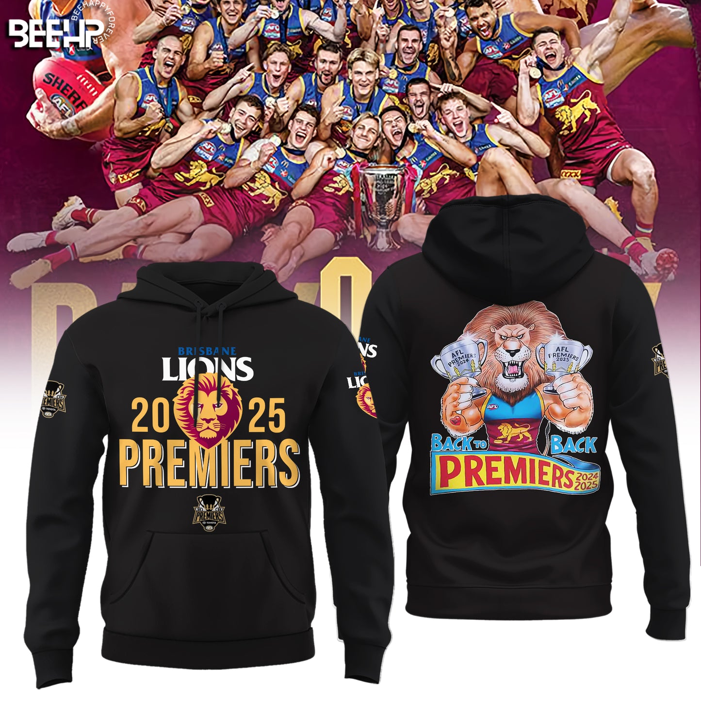 Brisbane Lions 2025 Premiers Limited Edition Shirt v2