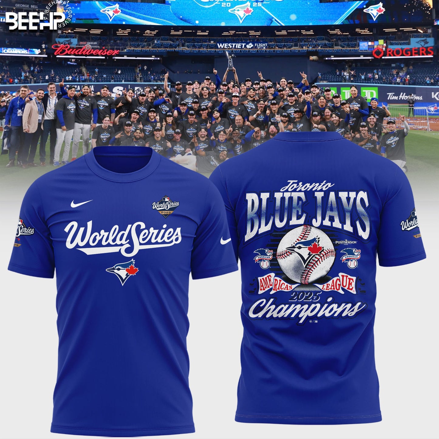 .Toronto Blue Jays 2025 American League Champions Limited Edition Shirt