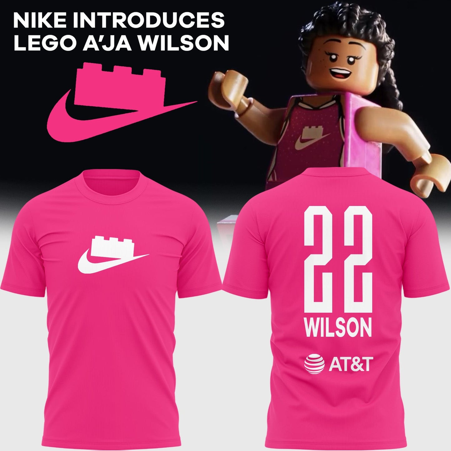 Exclusive Edition Las Vegas Aces – A’ja Wilson New Logo Shirt