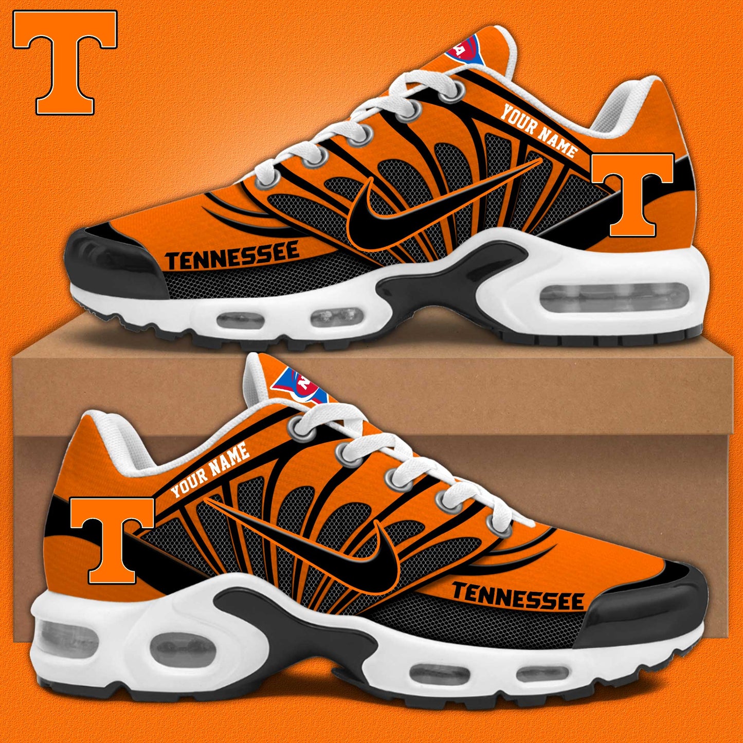 Tennessee Volunteers Personalized Shoes Exclusive Design