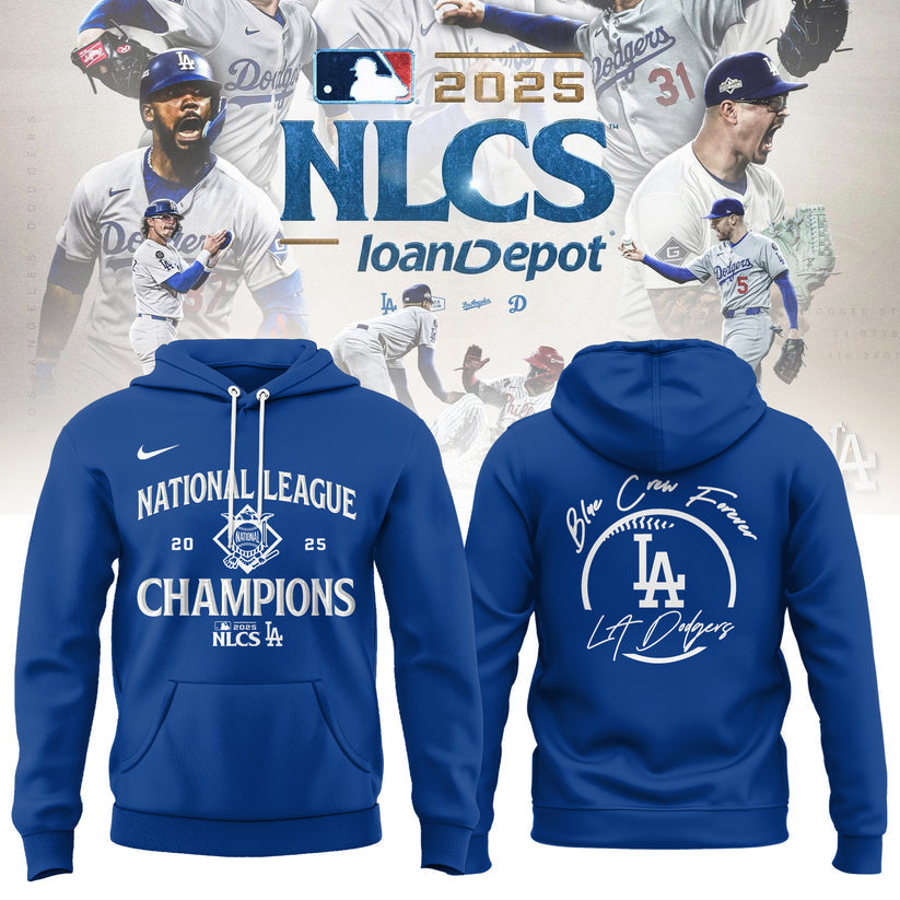 Los Angeles Dodgers x NL Champions 2025 ” Blue Crew Forever “