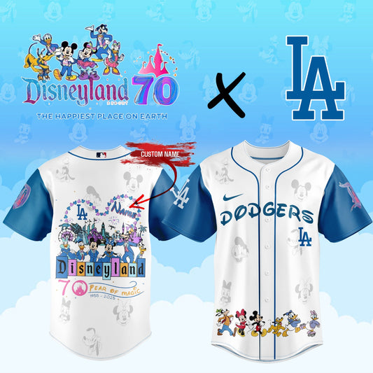 __,.Los Angeles Dodgers _ Disneyland 70 Magical Year Jersey 2025