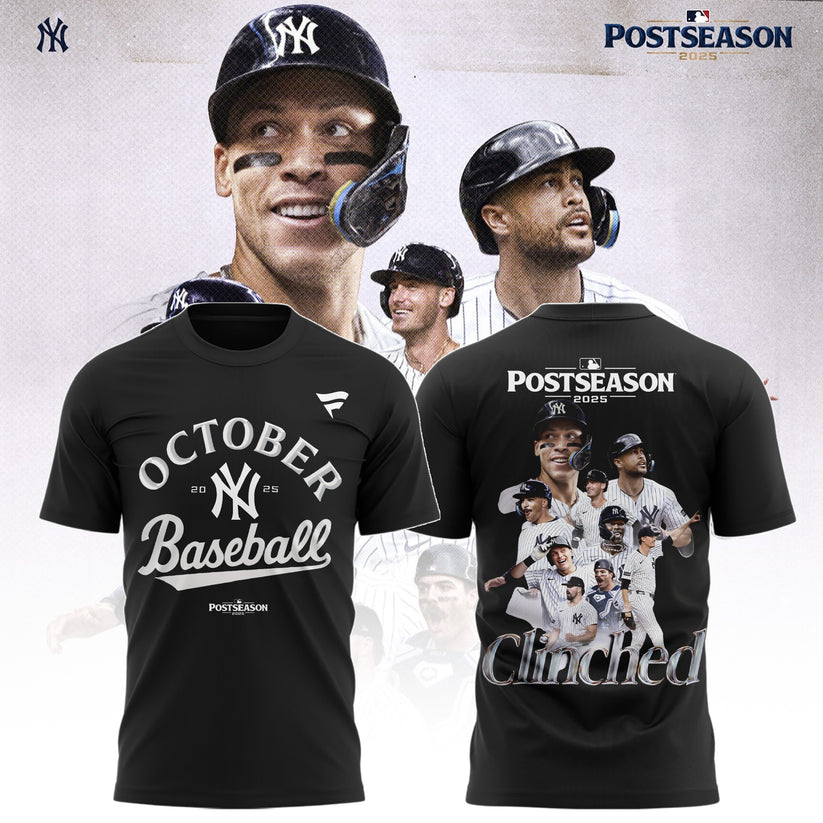 Yankees October Clinch Tee 2025
