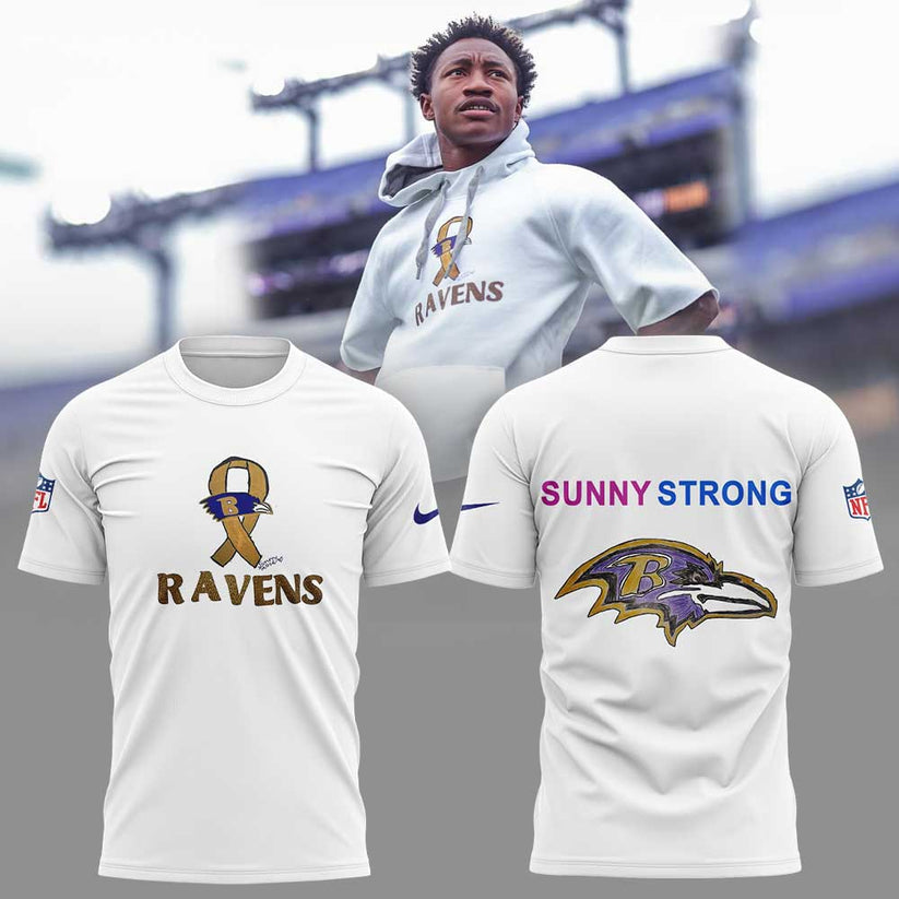 Baltimore Ravens. Designed by Heroes. Worn with Pride Combo TShirt