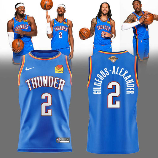 . OC Thunder Association Swingman 25-26 Uniform Jersey Blue Custom Name, Number For Fans