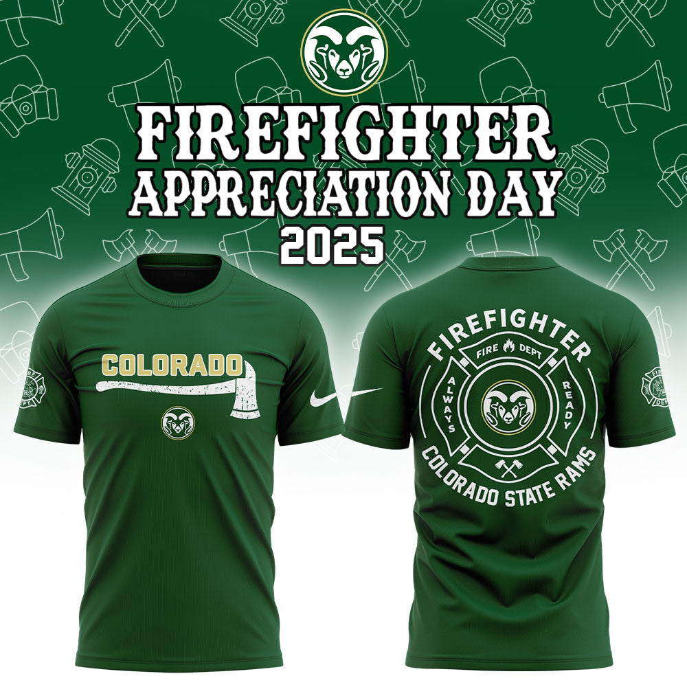 Colorado State Rams Firefighter Application Day Shirt