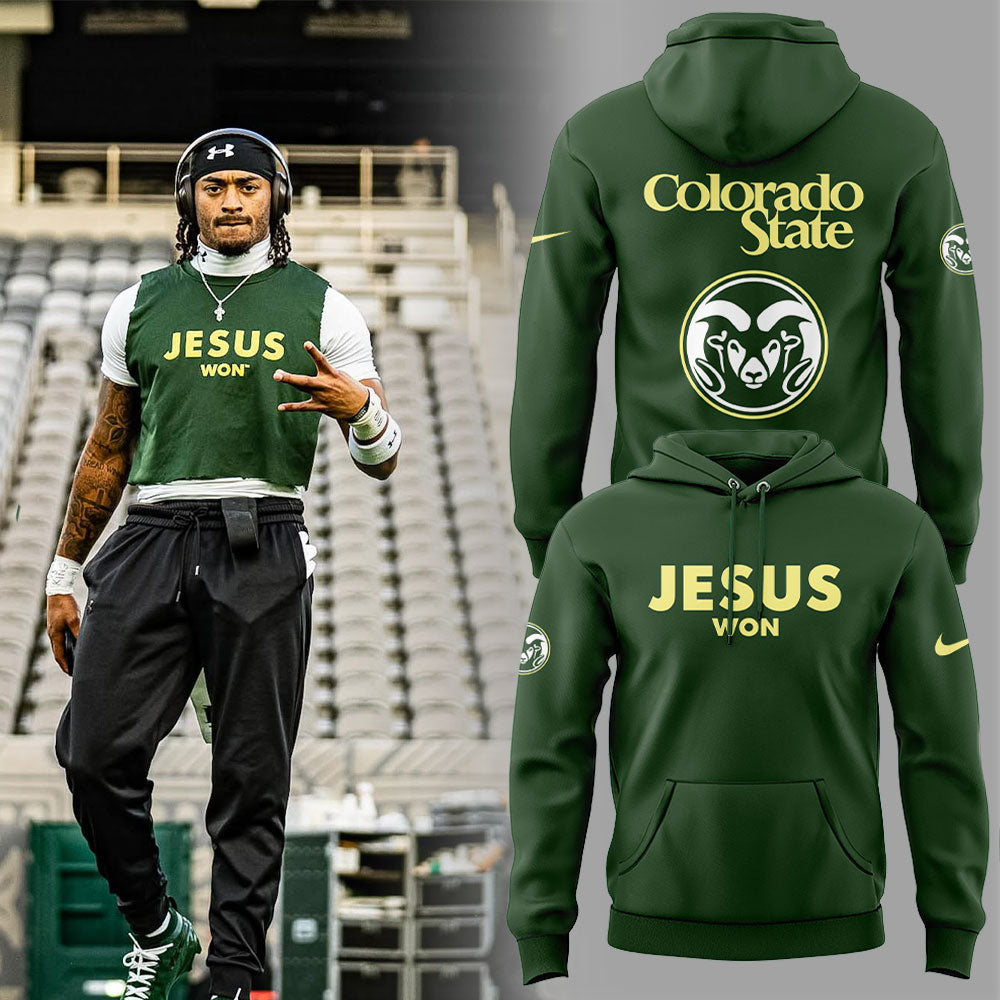 Colorado State Football Jesus Won 2025 Combo Hoodie