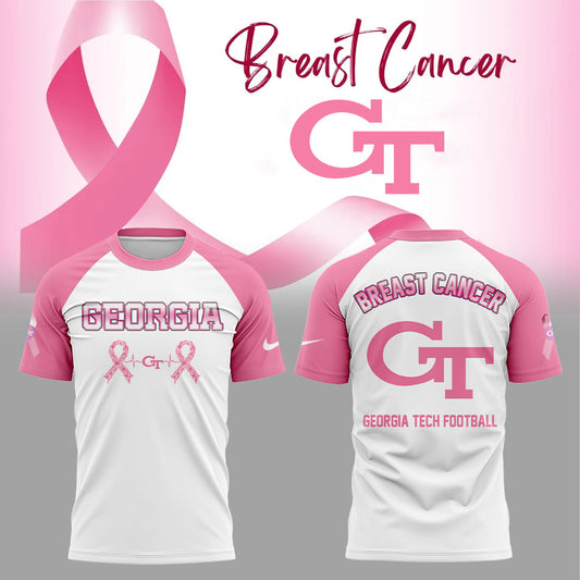 . Georgia Tech Cancer Awareness Month 2025 Combo Shirt