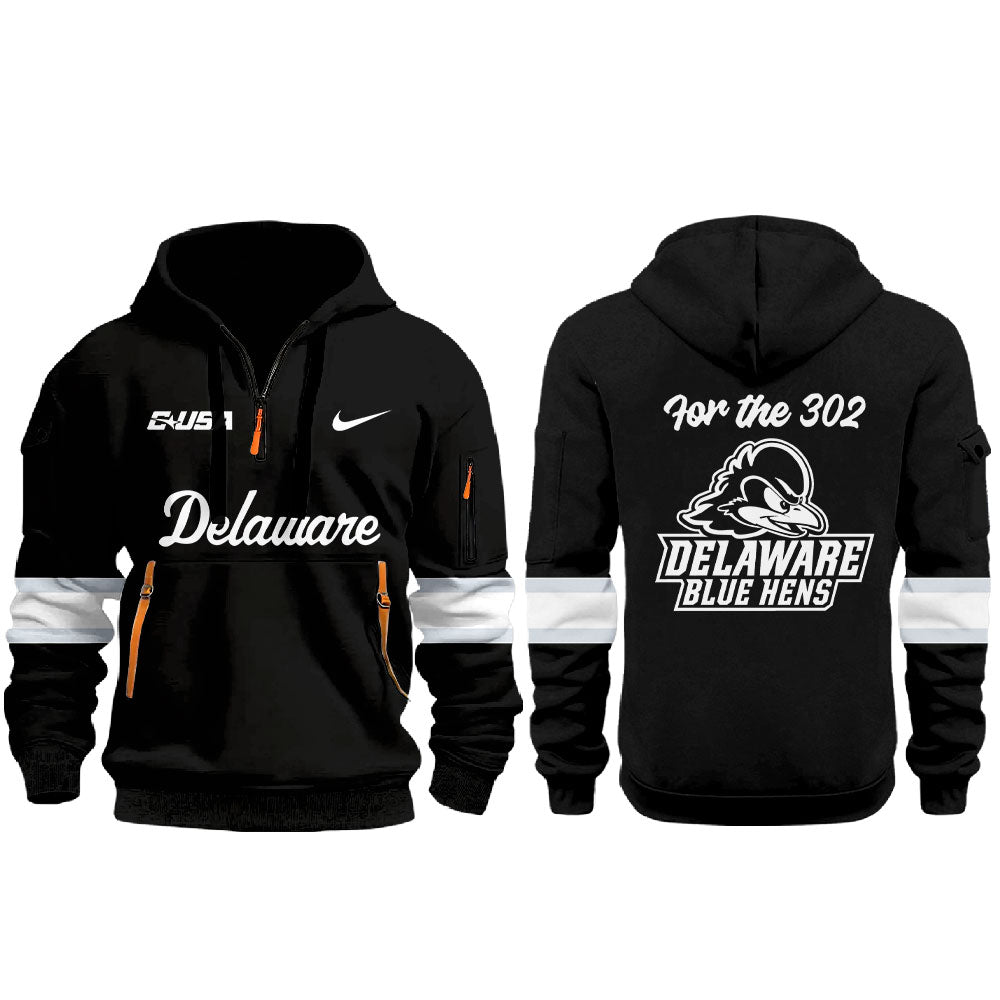 . Delaware Fightin  Midnight Collection Combo Zip 1/4 Hoodie
