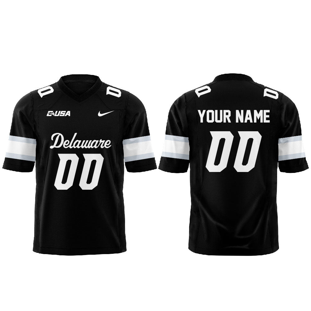 . Delaware Fightin  Midnight Collection Combo Football Jersey Custom Name, Number For Fans