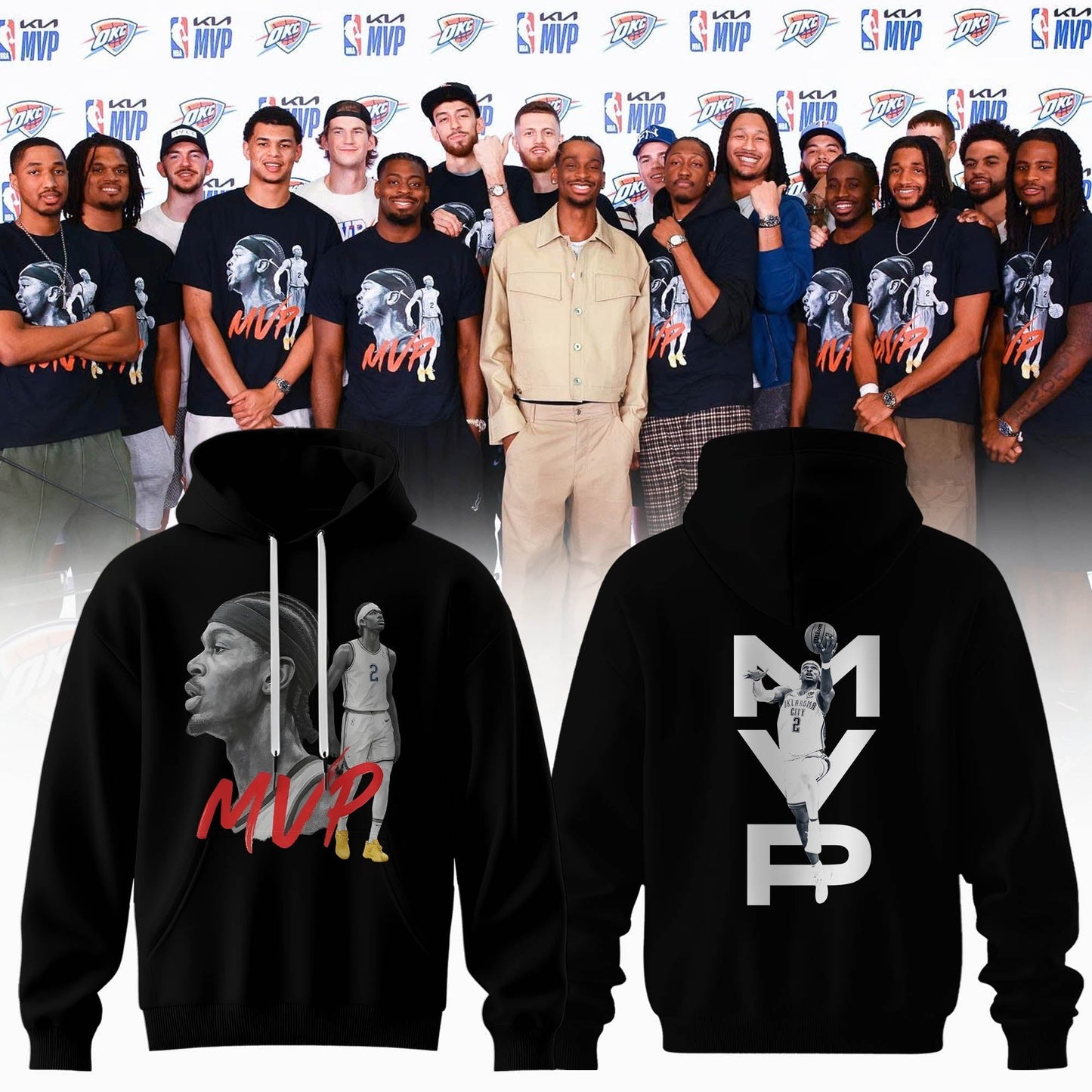 OKC Thunder Hoodie - MVP Mode: Activated – SGA 2025 Hoodie