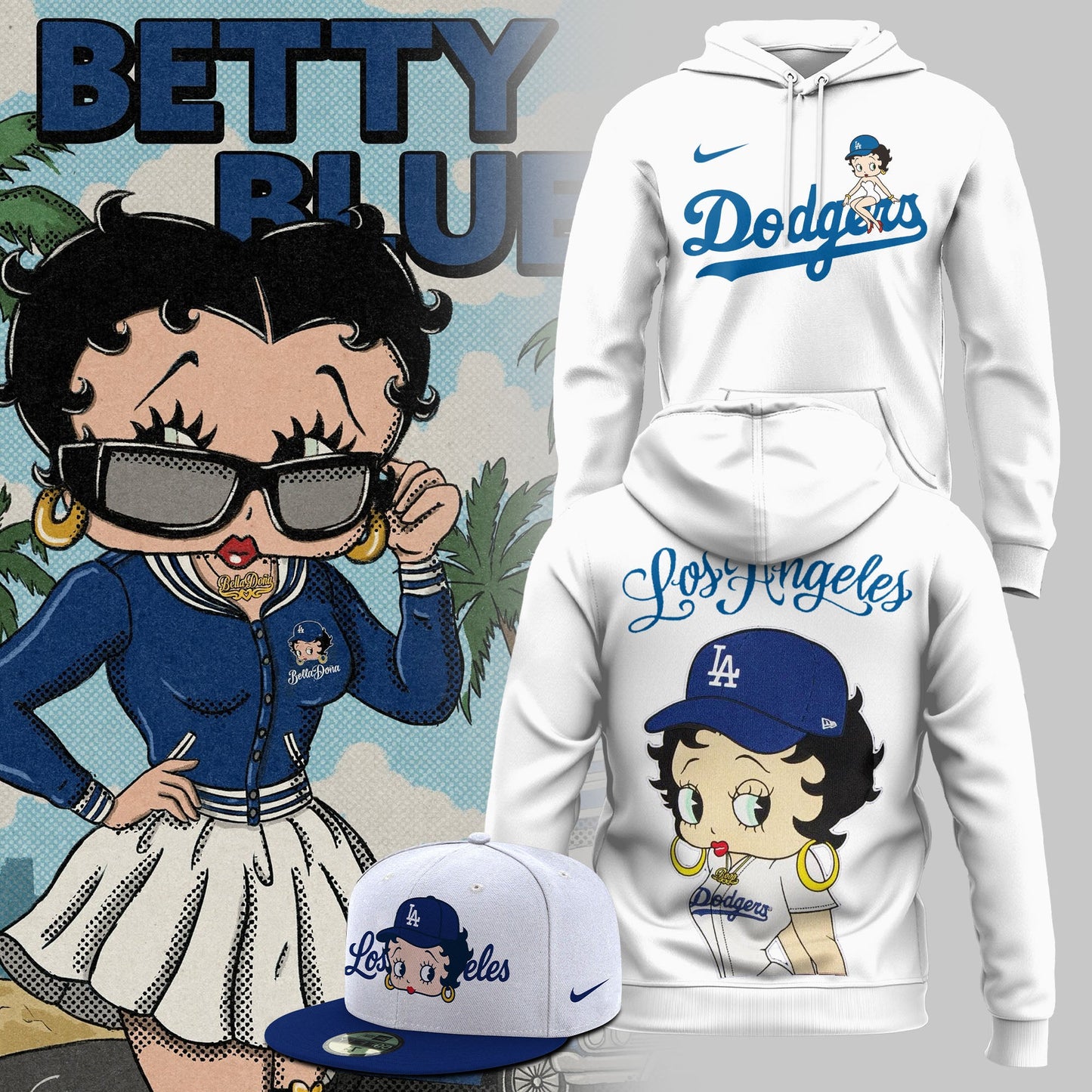 _ Los Angeles Dodgers x Betty Boop new Collections