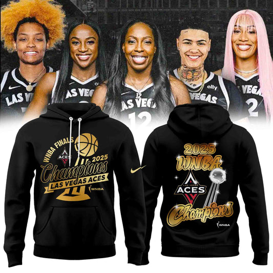 _ Las Vegas Aces Back on Top — Aces 2025 Champions Hoodie