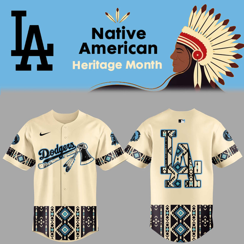 Limited Edition Dodgers x Native American Heritage Month 2025 Jersey