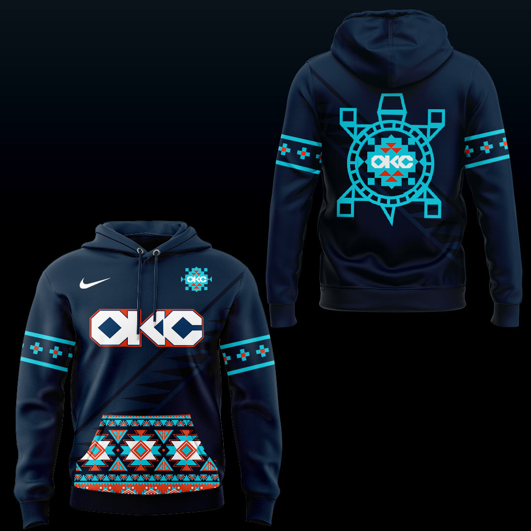 Exclusive OKC Basketball 2025-26 City Edition Hoodie-ND08222515