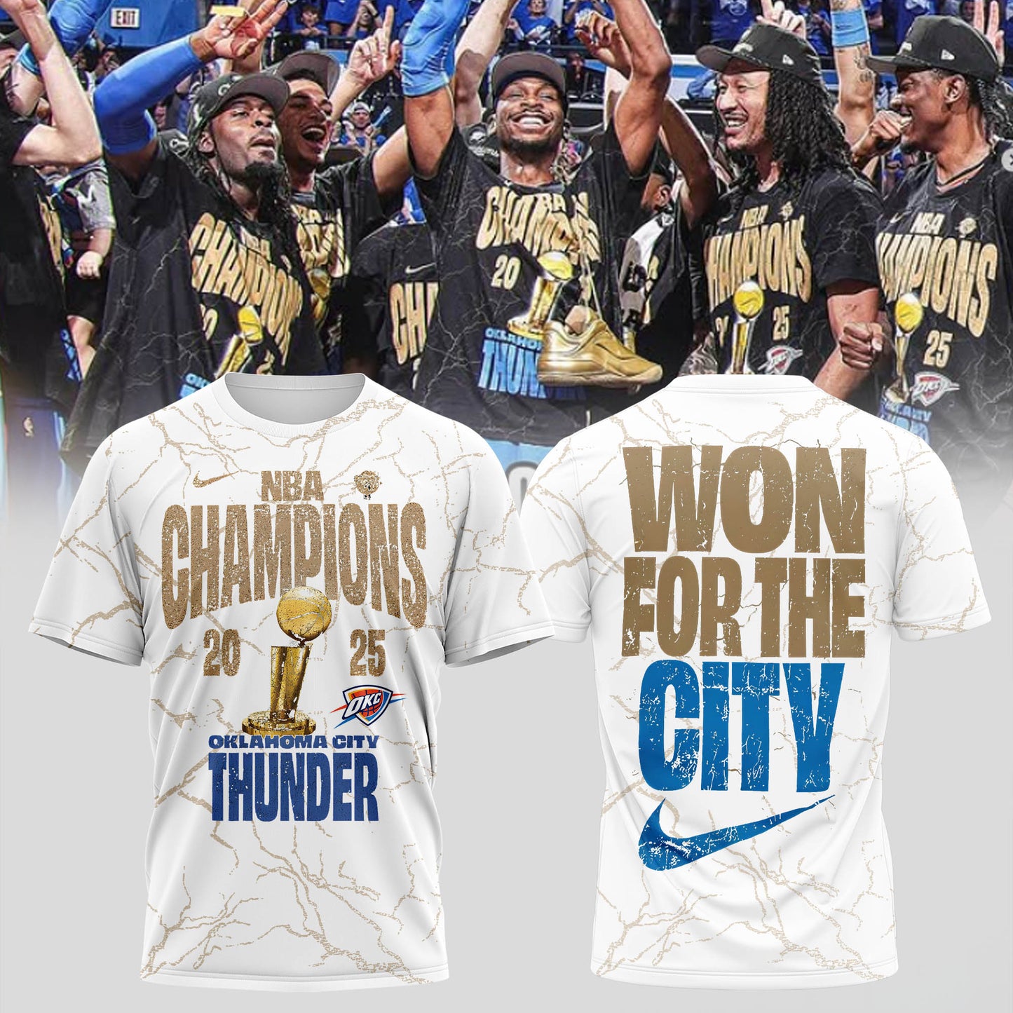 _ OKlahoma City Thunder Champions 2025 T-Shirt