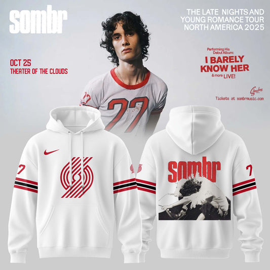 _ Portland Trail Blazers X Sombr - The Late Nights & Young Romance Tour Merch