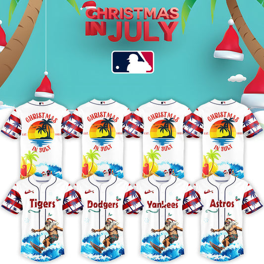 Christmas July Santa 2025 Jersey Editions Limited 2025