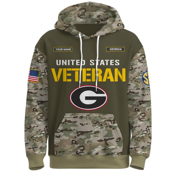 UGA Salute To Service Limited Editions Hoodie