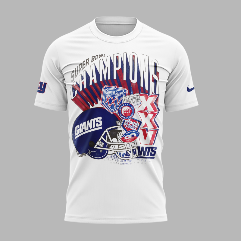 Exclusive Version New York Giants Tshirt 2025
