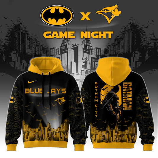 .Toronto Blue Jays x DC Batman Game Night Special Edition Hoodie