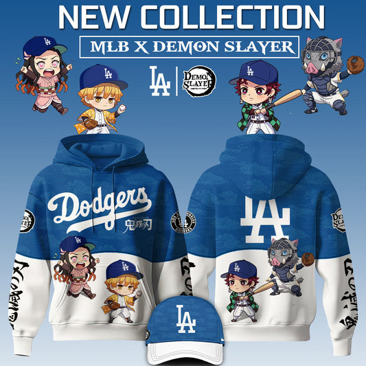 .Los Angeles Dodgers MLB x Demon Slayer Special Edition Hoodie 2025