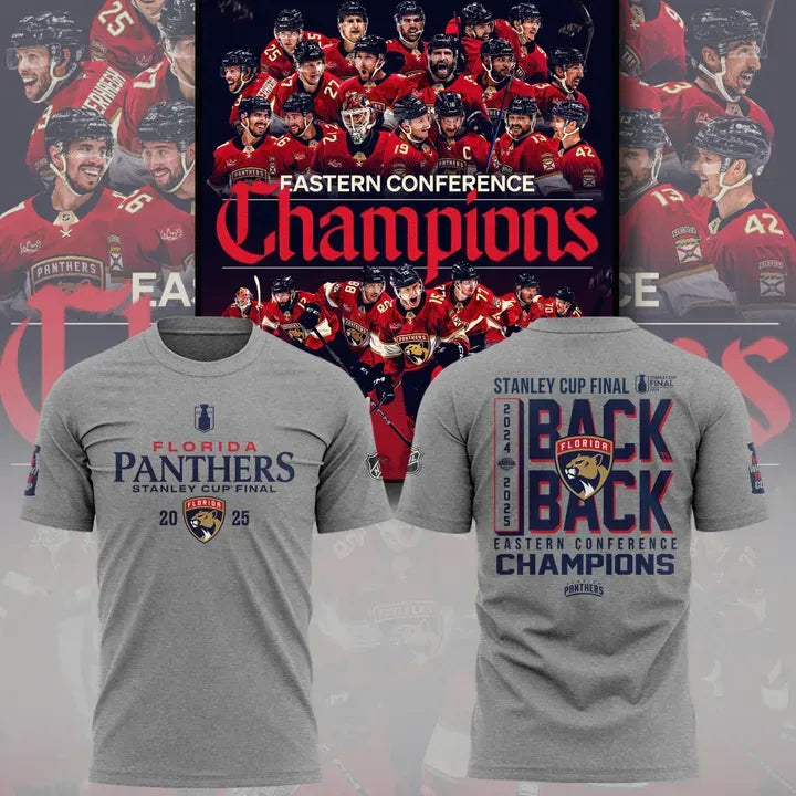 Special Edition Florida Panthers Eastern Conference Champions T-Shirt 2025