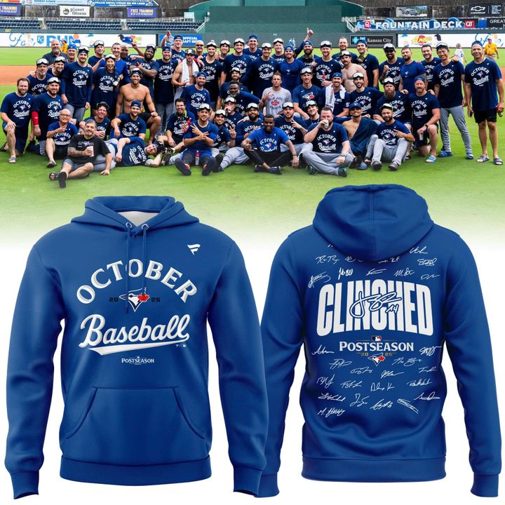 2025 Limited Edition Toronto Blue Jays hoodie for fans