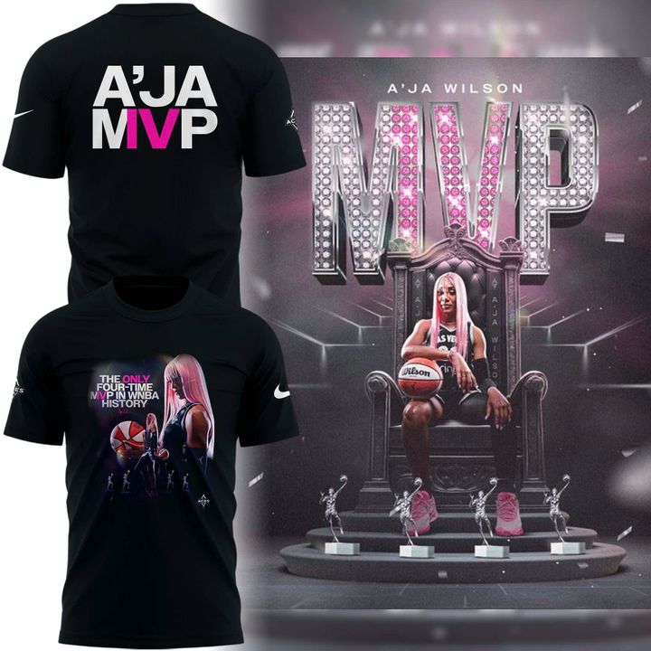 Special A'ja Wilson Player To Win 4 M’VPs In WNBA History T-Shirt.