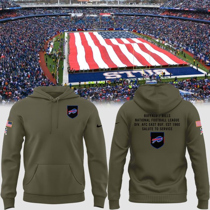 Speical Edition Bills 2025 Salute to Service Hoodie