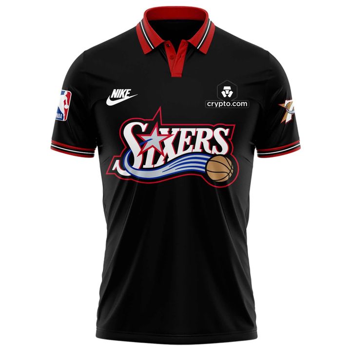 Philadelphia 76ers 2025-2026 Hardwood Classic New Polo Shirt