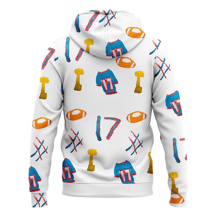 Buffalo Bills '' Josh Allen 2025 Billustration Charlie'' Special Hoodie