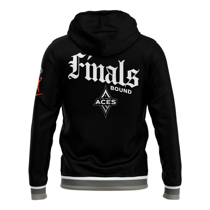2025 Black Finals Bound Aces Zip Hoodie