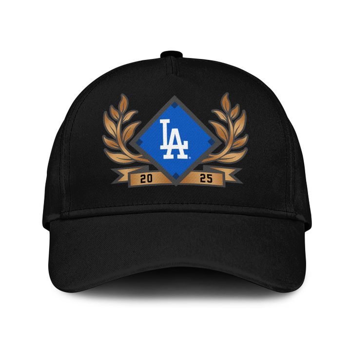 1. Los Angeles Dodgers Fanatics Black 2025 National League Division Series Champions Locker Room Hoodie