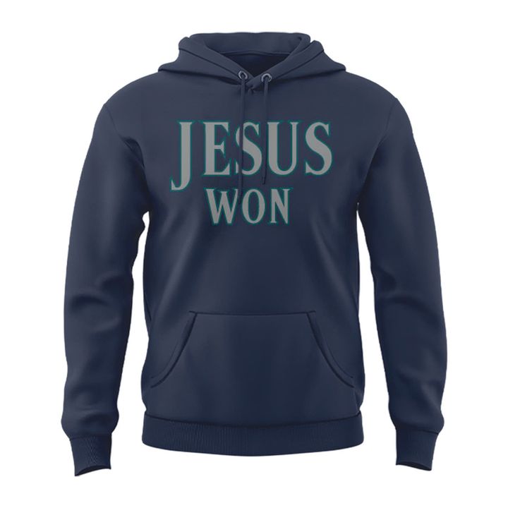 Special 2025 Jesus Won Seattle Mariners Hoodie