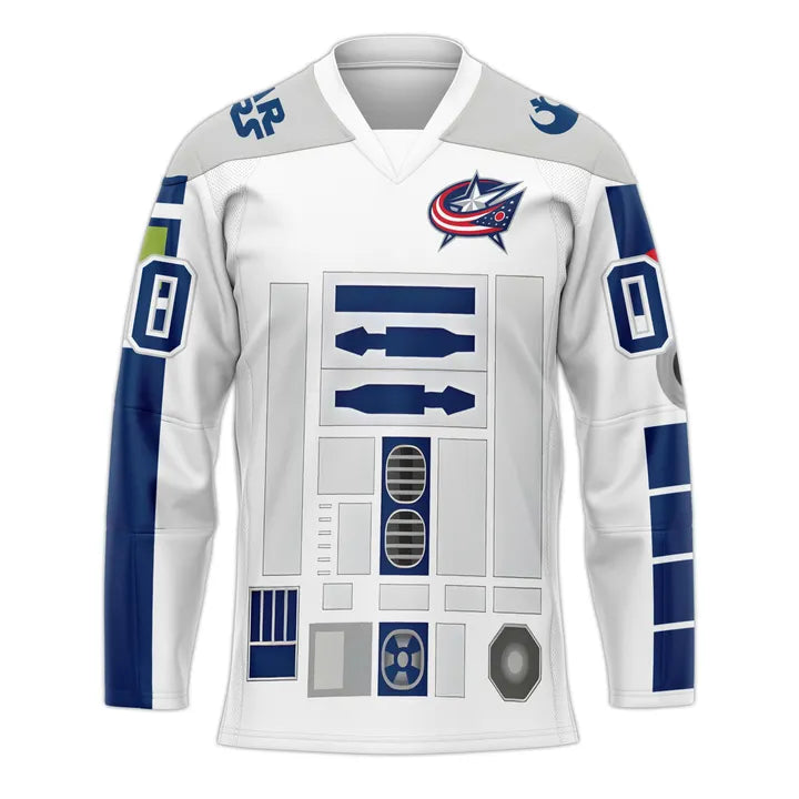 Columbus Blue Jackets 2025 Star Wars Night Jersey