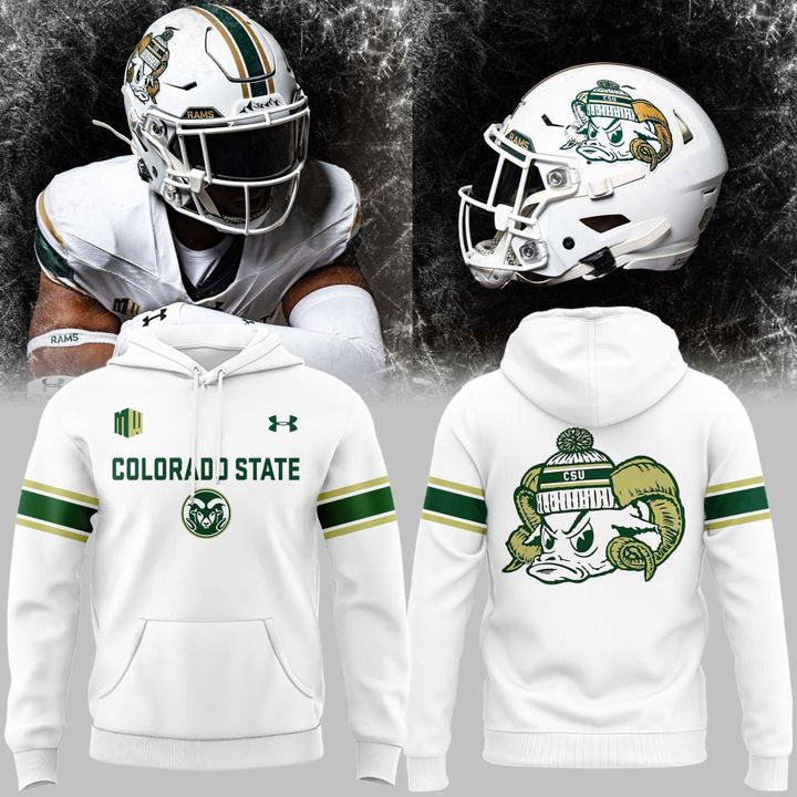 Special Colorado State Rams Wordmark Logo Uniform Hoodie