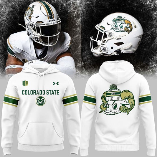 Special Colorado State Rams Wordmark Logo Uniform Hoodie