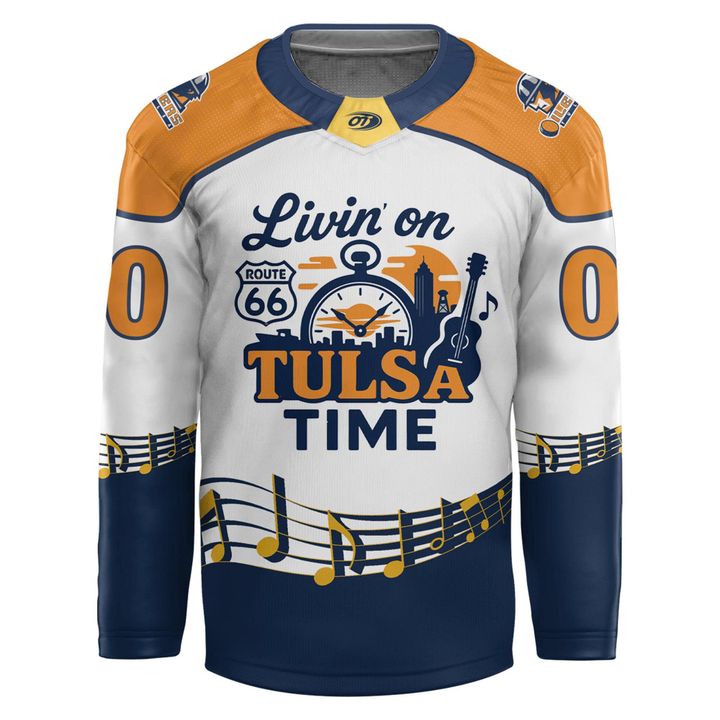 Tulsa Oilers "Livin' on Tulsa Time" Limited Edition Jersey 2025
